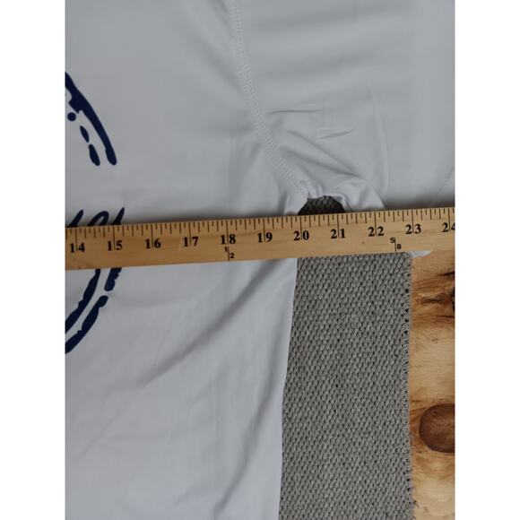 Spicy Tuna Performance T Shirt L White Fishing Port Aransas Texas Keep it Salty - Picture 8 of 10